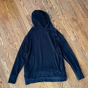Aerie offline long sleeve with thumb holes, black